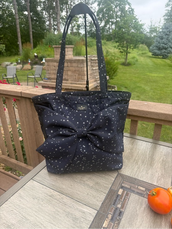 kate spade Handbags - EUC Kate Spade New York "On Purpose" Midnight Stars Bow Tote Limited Edition